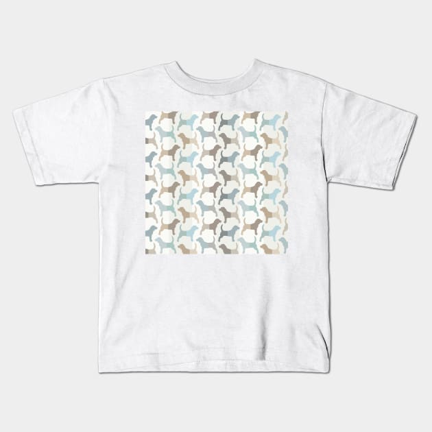 Beagle Natural Pattern Kids T-Shirt by XOOXOO